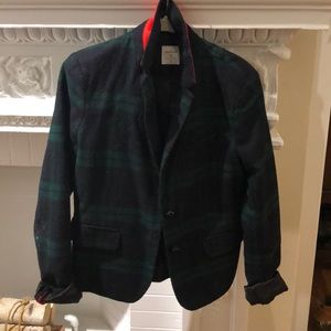 Size 6 Plaid Gap Academy Blazer